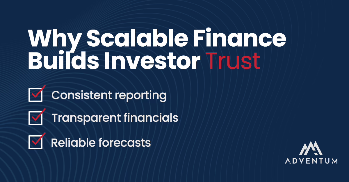 Why scalable finance builds investor trust